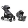 Picture of Baby Jogger City Select 2 Single-to-Double Modular Travel System Includes City GO 2 Infant Car Seat Radiant Slate