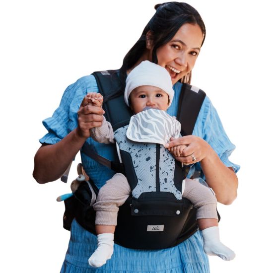 Picture of Baby Carrier, MOMTORY Safety-Certified 6-in-1 Baby Carrier Newborn to Toddler, Adjustable Detachable Infant Baby Hip Seat Carrier for 7-50lbs, All Seasons, Perfect for Shopping Travelling