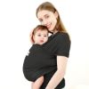 Picture of Acrabros Baby Wrap Carrier,Hands Free Baby Carrier Sling,Lightweight,Breathable,Softness,Perfect for Newborn Infants and Babies Shower Gift,Black