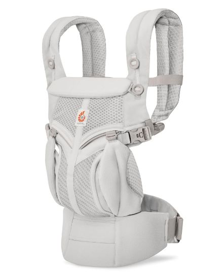 Picture of Ergobaby Omni Classic Baby Carrier for Newborn to Toddlers 0-48 Months (7-45 lbs) - 4-Position Breathable Mesh Baby Carrier with Ergonomic Support - Pearl Grey