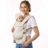 Picture of Baby Carrier Newborn to Toddler- Pure Cotton Double-Side Skin-Friendly Baby Carrier,3 Carry Positions Newborn Carrier, Ergonomic,Cozy and Lightweight Infant Carrier for 7-40lbs,White Houndstooth