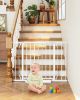 Picture of Cideny Baby Gate No Drilling, 29"-40" Auto Close Dog Gate Indoor for Doorways & Stairs, Pressure Mounted Adjustable Pet Gate, Easy Walk Through Child Gate for Children & Pets Stroller Friendly, White