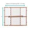 Picture of Toddleroo by North States - Diamond Mesh Wooden Baby Gate: Pressure Mounted Baby Gate for Doorways - Adjustable 26.5 to 42 Inches Wide - 23 Inches Tall