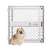 Picture of MYPET Universal Pet Gate: 26 - 42 Wide Dog Gate for Doorways with Pressure Fit or Swinging Door Hardware Mounting Types Included: 26" Tall; Gray