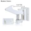 Picture of Vmaisi 12 Pack Cabinet Locks Child Safety Latches - Baby Proofing Cabinets Drawer Lock with Adhesive Easy Installation - No Drilling or Extra Screws (White)
