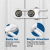 Picture of LLOOC Cabinet Locks for Babies,Child Proof Cabinet Locks,4 Pack U-Shaped Baby Proofing Cabinets,Child Locks for Cabinets and Drawers,Child Safety Cabinet Locks with Adjustable(White)