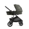 Picture of Joie Ginger 4-in-1 Convertible Pramette and Stroller, Height Adjustable seat, All-Wheel Suspension, Extra Storage - for Newborns and Toddlers (Evergreen)