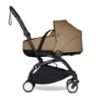 Picture of BABYZEN YOYO2 Black Frame + Toffee Bassinet - Includes Thick Double Mattress, Ventilated Shell & Canopy