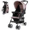 Picture of Baby Joy Lightweight Stroller, Compact Toddler Travel Stroller for Airplane, Infant Stroller w/Adjustable Backrest/Footrest/Canopy, 5-Point Harness, Storage Basket, Easy One-Hand Fold, Coffee