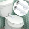 Picture of Toilet Locks Baby Proof (2-Pack) Ideal Baby Proof Toilet Lid Lock with Arm - No Tools Needed Easy Installation with 3M Adhesive - Top Safety Toilet Seat Lock - Fits Most Toilets, White