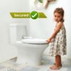 Picture of Baby Toilet Lock by Wappa Baby - 9"L x 4"W - Ideal Baby Proof Toilet Lid Lock - No Tools Needed Easy Installation with 3M Adhesive - Top Safety Toilet Seat Lock - Fits Most Toilets - White (1 Pack)
