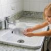 Picture of KOMIDK Faucet Extender for Bathroom Sink Faucet Extender for Toddlers Bathroom Sink Kitchen Bathtub (Grey)