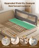 Picture of Foldable Bed Rail for Toddlers, 71in Reinforced Carbon Steel Frame&Connectors, Breathable Cationic Fabric - Safety Toddler Bed Rails for Queen, King, Twin, Full, No-Tool Setup.