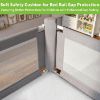 Picture of yulongtengfei 3-Piece King Size Bed Rail for Toddlers - Adjustable Baby Bed Rail Guard, Kids Safety Bed Rail for King Size Bed (78.7"x78.7"x74.8"-Grey)