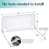 Picture of Hiccapop Convertible Crib Bed Rail for Toddlers, Crib Rail Guard with Reinforced Anchor Safety