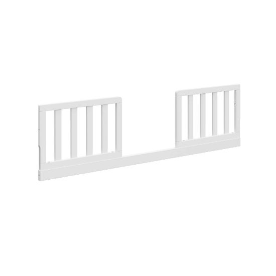 Picture of Storkcraft & Graco Toddler Safety Guardrail Kit with Slats (White) - GREENGUARD Gold Certified, Converts Compatible Storkcraft & Graco Crib to Toddler Bed, Kit Includes 2 Guardrails