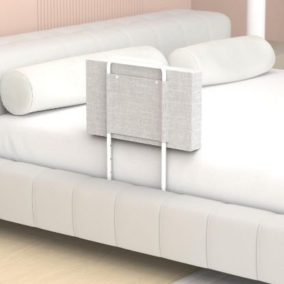 Picture of Bed Rail Guards for Toddlers, Adjustable Bed Rails with Safety, Bed Side Rails for Twin, Full, Queen Bunk Size (Grey, 1 Pack)