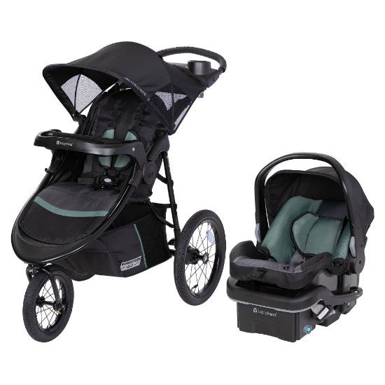 Picture of Baby Trend Expedition DLX Jogger Travel System with EZ-Lift Plus Infant Car Seat, Dash Sage