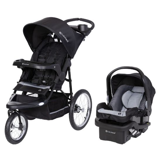 Picture of baby Trend Expedition Jogger Travel System with EZ-Lift Infant Car Seat, Dash Black