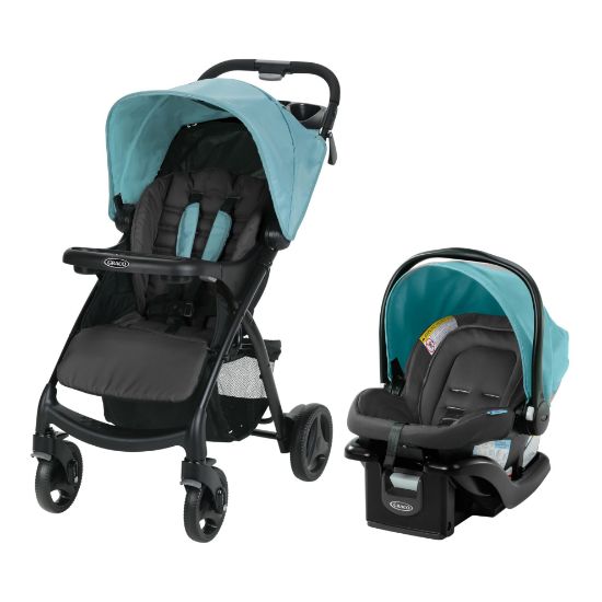 Picture of Graco Verb Travel System | Includes Verb Stroller and SnugRide 30 Infant Car Seat, Merrick | Stroller and Carseat Combo
