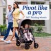 Picture of Graco Merge 360 Travel System - Swivel Wheel Car Seat Stroller Combo, Easy Folding Baby Stroller with SnugRide Lite DLX Infant Car Seat, Front and Rear 360-Degree Rotating Wheels Infant Stroller