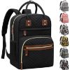 Picture of Tenot Diaper Bag Backpack for Women Large Capacity with Insulated Pockets Multifunctional Diaper Bags For Baby Girl Boy Waterproof Baby Bags For Mama Maternity Travel Bag Black