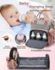 Picture of Lamroro Diaper Bag Backpack with Changing Station, Waterproof Large Capacity, Baby Bag for Mom & Dad, 18 Pockets+USB Port, Foldable Changing Pad, Travel Backpack for Newborn Essentials, Baby Gift