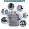 Picture of ISMGN Diaper Bag Backpack with Changing Station, Large Diaper Bag, Baby Bag, Multifunctional Diaper Bag, Gray