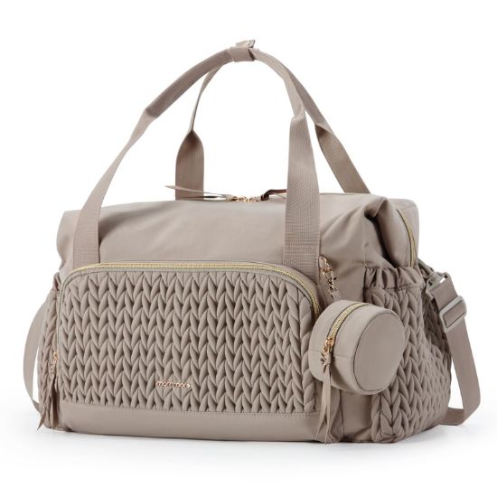 Picture of mommore Diaper Bag Tote, Large Capacity Travel Diaper bags, Hospital Bag for Labor Delivery, Baby Bag with Pacifier Case, Changing Pad