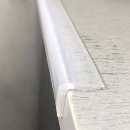 Picture of Angloria Edge Protector Silicone, Baby Proofing Clear Table Corners Guards, Pre-Taped Adhesive Soft for Kids Proof Safety, Wall Furniture Bumper
