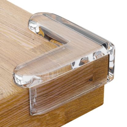 Picture of CalMyotis Corner Protector Guards - Furniture Edge Safety Bumpers - Baby Proof Bumper & Cushion to Cover Sharp Furniture & Table Edges - Clear & Transparent - (12 Pack)
