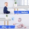 Picture of 8 Pack Large Clear Corner Protectors for Baby Proofing Furniture - Table Edge Guards and Bumpers