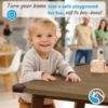 Picture of 8-Pack Corner Protectors Baby Proof, Furniture Corner and Edge Safety Bumpers, Soft Rubber Foam Cushion Covers, 3M Taped Corner Guards, Baby Child Proofing Pads, Table Corner Protectors, Brown