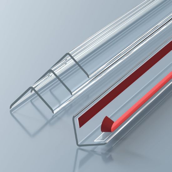 Picture of Awvob Wall Corner Protector - 4PCS, 16"x1.18" - Self Adhesive Clear Corner Protectors for Walls, Cabinet Doors, Edge Protector Trim; Easy to Install Corner Guards for Walls (40.6cm x 3cm)