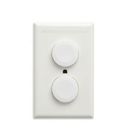 Picture of Vmaisi 62 Pieces Outlet Covers ChildProof Plug Protector - Baby Proofing Electrical Safety Outlet Plugs