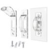 Picture of Smloplom Light Switch Guard, 2 Pack Clear Light Switch Lock, Light Switch Cover Guard, Child Proof Light switch cover, Prevent Children and Adults from Accidentally Turning Your Lights on or off