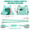 Picture of Toddler Leash-Baby Walking Safty Harness and Child Anti Lost Wrist Link for Girls/Boys Travel (Green)