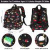 Picture of Accmor Toddler Backpack with Leash, Baby Backpacks with Anti Lost Wrist Link, Cute Mini Kids Backpack Leash Walking Harness for Travel, Small Excavator Backpack Tether for Boys Girls 1-3 (Black)