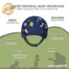 Picture of SafeheadBABY Soft Baby Head Protector Helmet for Crawling and Walking 7-24 Months - Ultra-Lightweight & Breathable Infant Safety Helmet That Grows with Your Baby (Head Circ. 40-52 cm) - Sporty Blue