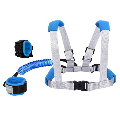 Picture of Blisstime 2 in 1 Toddler Leash - Anti Lost Wrist Link for Toddlers - Toddler Harness, Baby Leash, Leash for Toddlers, Wrist Leashes, Child Leashes for Toddlers, Not Easy to Open Without Key