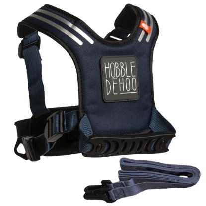 Picture of Hobble De Hoo Autism Safety Harness with leash for Kids 2-7 | Walking Safety Vest with Grab Handles for Wandering Prevention (Blue)