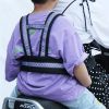 Picture of Holiberty Child Motorcycle Safety Harness for Kids Reflective Anti-Fall Bike Motorcycle Belt Adjustable Cycling Walking Harness Leash with Added Padding on Shoulders Waist Straps Age 3-12Yrs