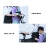 Picture of Holiberty Child Motorcycle Safety Harness for Kids Reflective Anti-Fall Bike Motorcycle Belt Adjustable Cycling Walking Harness Leash with Added Padding on Shoulders Waist Straps Age 3-12Yrs