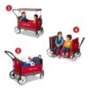 Picture of Radio Flyer Wagon for Kids, Baby Stroller, Outside Toys for Toddlers 1-3, Rolling Cart, Beach Cart with Wheels, Convertible Stroller Wagon for Kids Ages 1+ Years, Red