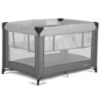 Picture of Dream On Me Zazzy Portable Playard with Bassinet - 360 Mesh Visibility, Quick Folding Travel Friendly Design, Carry Bag and Foldable Mattress Pad Included, Compact and Lightweight - Gray