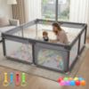 Picture of Orian Baby Playpen 50x50 Large Play Yard for Babies and Toddlers, Indoor Outdoor Playpen, Sturdy Baby Play Pen with Mesh Sides, Safe Baby Fence Play Area, Assembly Required/Not Portable, w Storage Bag