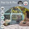 Picture of POP 'N GO PLAYPEN - Indoor & Outdoor Baby Playpen for Babies and Toddlers - Baby Beach Tent, Foldable, Portable W/Canopy, Travel Bag, & Mosquito Net - Pop Up Pack and Play Tent (Sweet Mint)