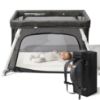 Picture of Guava Family Travel Crib Includes Lightweight Backpack Design | Certified Baby Safe Portable Crib | Folding Play Yard, Comfy Mattress for Babies, Toddlers | Compact Baby Travel Bed