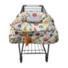 Picture of Boppy Shopping Cart Cover & High Chair Cover, Multi-Color Farmers Market, Cart Cover for Babies with Soft 360-Degree Coverage, SlideLine Toy Tether with Crinkle Leaf Toy Included, 6mo+