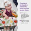 Picture of Boppy Shopping Cart Cover & High Chair Cover, Multi-Color Farmers Market, Cart Cover for Babies with Soft 360-Degree Coverage, SlideLine Toy Tether with Crinkle Leaf Toy Included, 6mo+